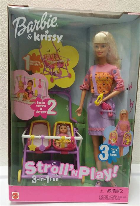 Barbie And Krissy Stroll N Play Doll Set New In Box 2001 Ebay