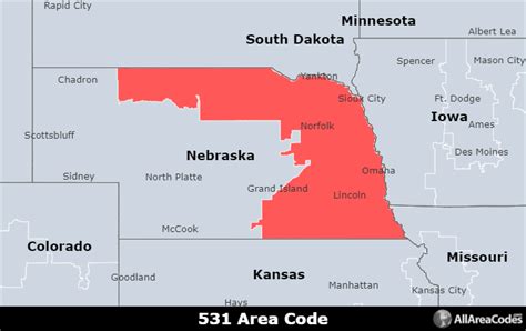 531 Area Code Location Map Time Zone And Phone Lookup