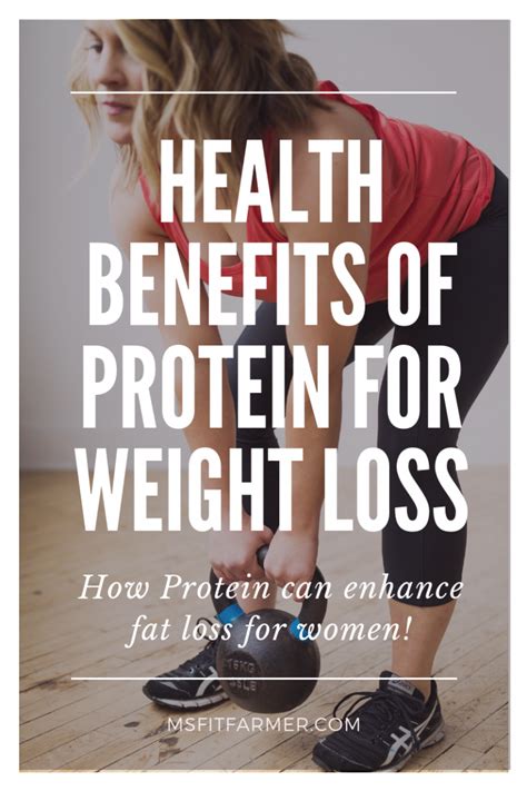 Health Benefits Of Protein For Women S Weight Loss Ms Fit Farmer