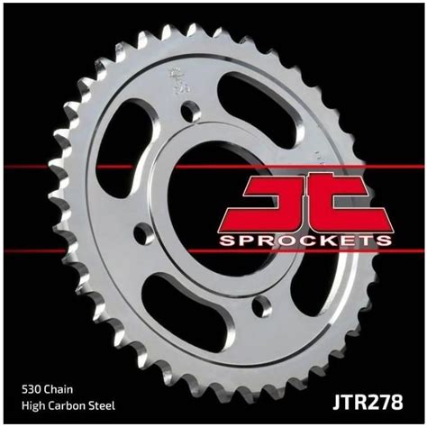 Części Motocyklowe Jt Sprockets Zębatka Tylna Stalowa R278 34 34z 530