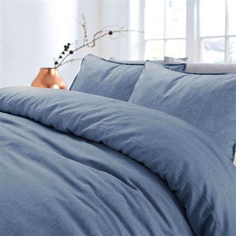 Luxury Natural 100 Linen Cotton Soft Quilt Duvet Cover Bedding Bed