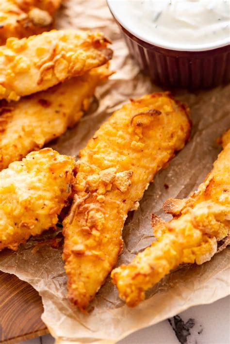Crispy Baked Chicken Fingers Recipe The Cookie Rookie® Video