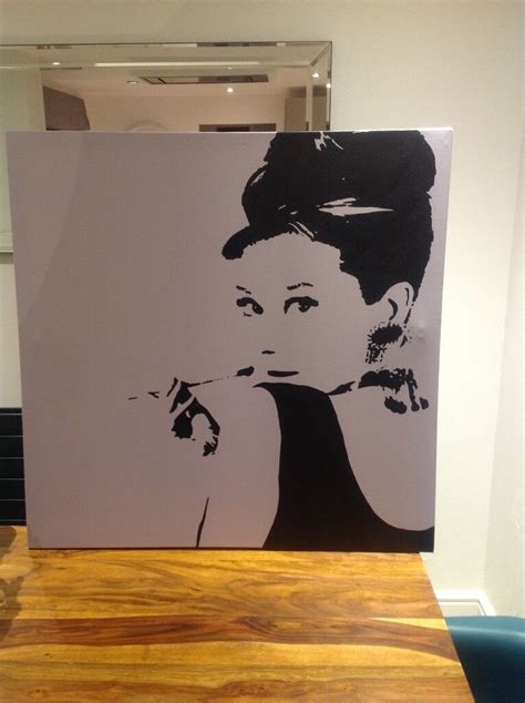 Shop furniture, home décor, cookware & more! Audrey Hepburn Canvas Painting (IKEA) | in Milton Keynes ...