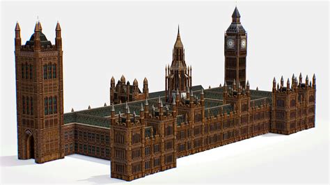 3d Model Palace Of Westminster House Of Parlament 3d Models Vr Ar