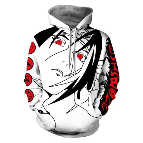 Unisex Anime Naruto Hooded Hip Hop Sweatshirt 3d Naruto