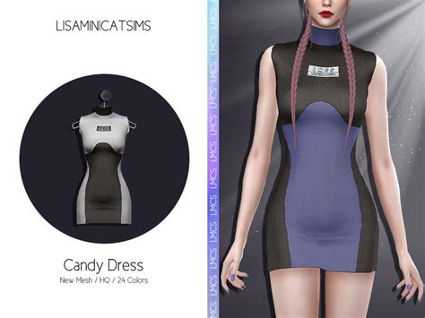 The Sims Resource Lmcs Candy Dress