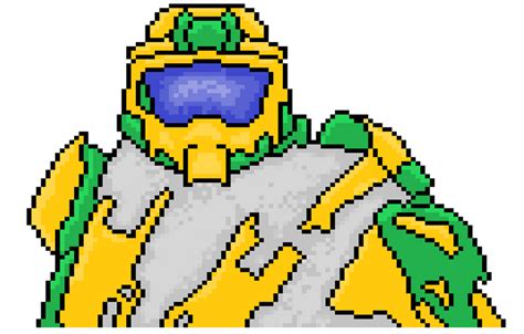 8 Bit Halo Art By Countvonbackward On Deviantart