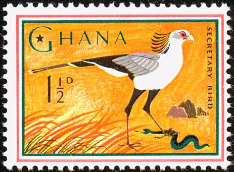 Secretarybird Stamps Mainly Images Gallery Format Africa