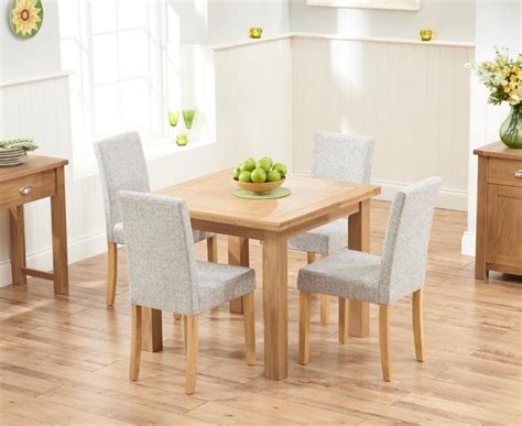 Where space is a premium, we felt it important to offer both a compact dining floorplan but build in some functionality for those evenings where a larger dining space is needed, whether that's for extra guests or extra plates of mac 'n' cheese is up to you. 20 Best Oak Extending Dining Tables and 4 Chairs | Dining ...