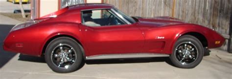 1976 Stingray Corvette T Top Coupe Excellent Condition Candy Apple Red