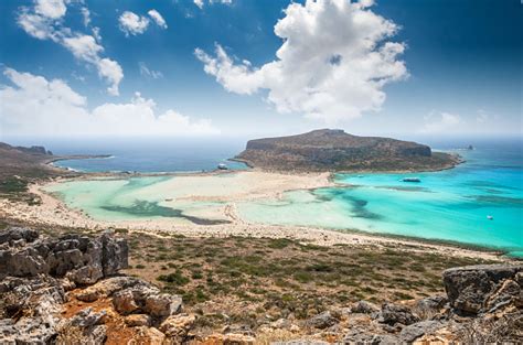Balos Lagoon On Crete Island Greece Stock Photo Download Image Now