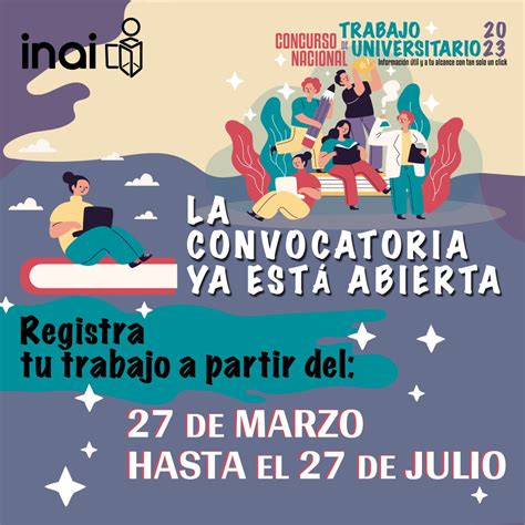 Promoción y Vinculación INAI on Twitter Convocatoria abierta