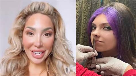 farrah abraham defends taking 14 year old daughter sophia to get six facial piercings for her