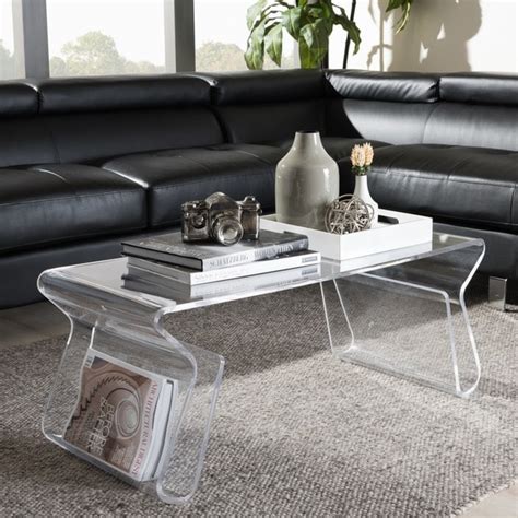 Shop Adair Acrylic Coffee Table Free Shipping Today