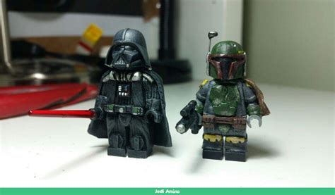 Starwars Custom Darth Vader Boba Fett Lego Boards Lego Minifigs