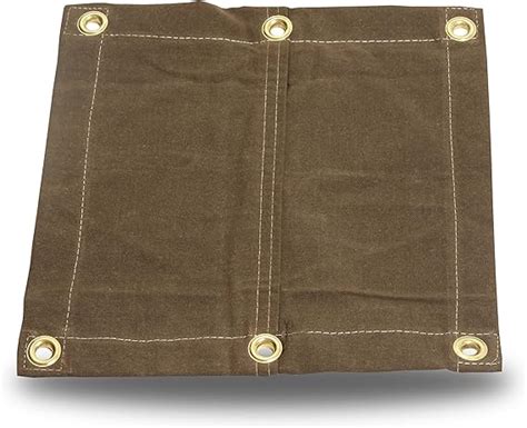 10x30 18oz Heavy Duty Canvas Tarp With Grommets Tan Water Mold And