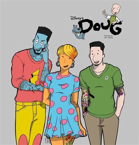 Doug Cartoon 90s Cartoon Characters Black Cartoon Characters