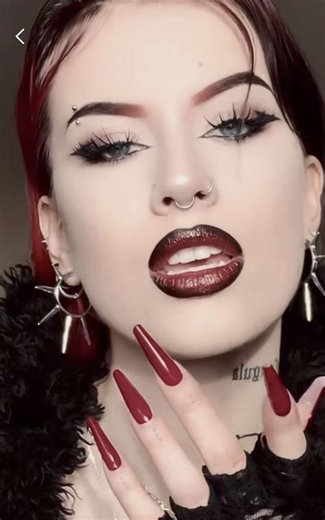Black Goth Makeup Gothic Makeup Bdsm Make Up Hair Hair Style