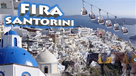 Fira Santorini Greece 4k Youtube
