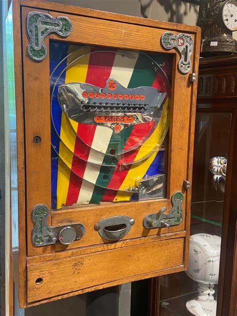 Vintage Ball Cascade Bryans Elevenses Allwin Penny Slot Machine For