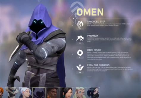 First Look At Omen Character And Abilities Rvalorant