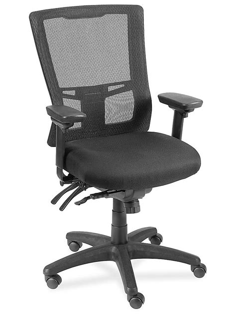 Ergo Mesh Chair Black H 7690bl Uline