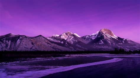 Download Wallpaper 3840x2160 Mountains Peaks Dusk Purple 4k Uhd 169