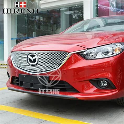 Stainless Steel Car Racing Grills For Mazda 6 Mazda6 Atenza 2014 2016
