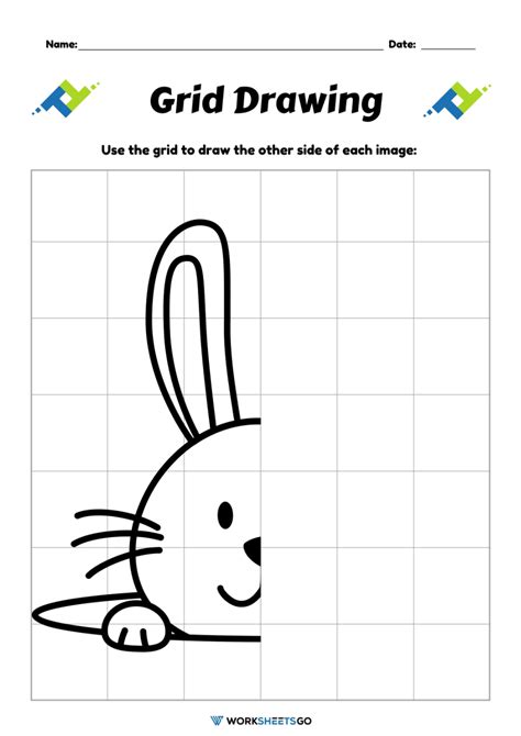 Grid Drawing Worksheets Worksheetsgo