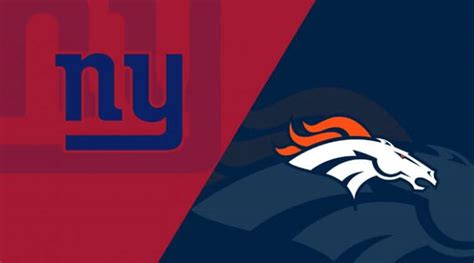 Denver Broncos Vs New York Giants Odds Pick Prediction