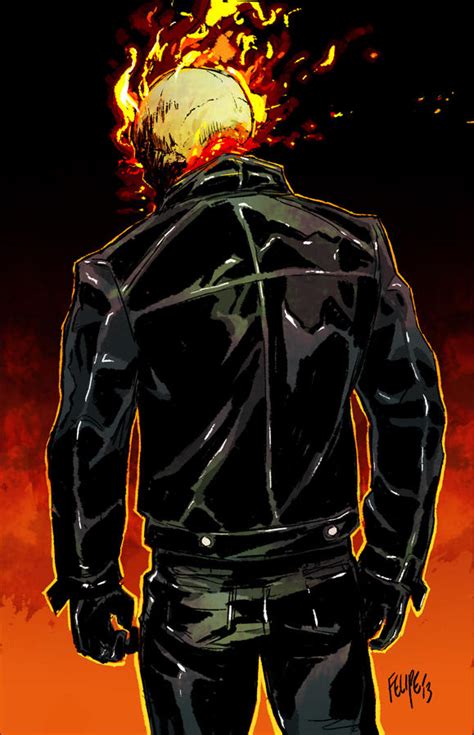 Ghost Rider Johnny Blaze By Felipesmith On Deviantart