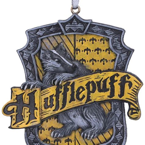 Harry Potter Hufflepuff Crest Christmas Ornament Angel Clothing