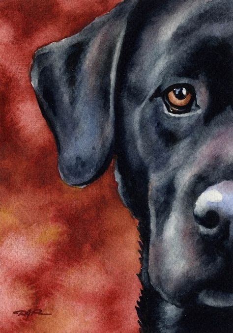 Black Lab Artwork Dog Paintings Dog Art Black Labs Dogs