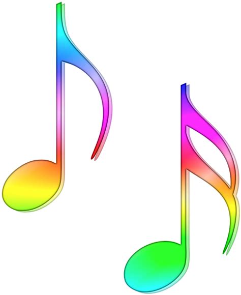 Colored Music Notes Clip Art 20 Free Cliparts Download Images On