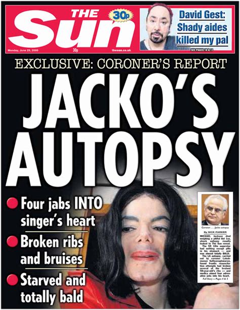 Michael Jackson Coroners Office Disputes The Suns Autopsy Claims