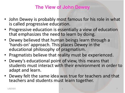 John Dewey The Father Of Educational Philosophy