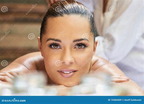 Asian Back Massage Theraphy Spa Hot Stone Stock Image Image Of Feet Foot 75584409