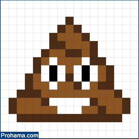 Emoji Poop Poop Pixel Art Emoji Pixel Art