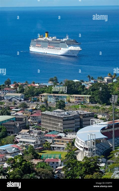 Morne Bruce Overlook Roseau Dominica Nation Caribbean Sea Windward
