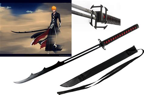 Latest Version Bleach Ichigo Tensa Kurosaki Bankai Slicing Cutting Moon