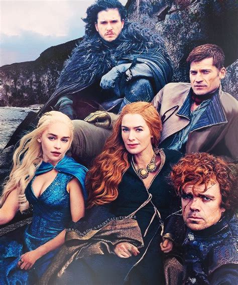 Daenerys Jon Tyrion Cersei And Jaime Game Of Thrones Fan Art