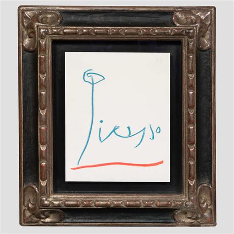 Pablo picasso, who was born on october 25, 1881, illuminated much of the next nine decades with his towering, irrepressible genius. Pablo PICASSO Signature, 1965 - Galerie de Souzy