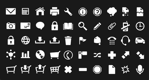 Top 10 Beautiful Minimalist Icon Sets