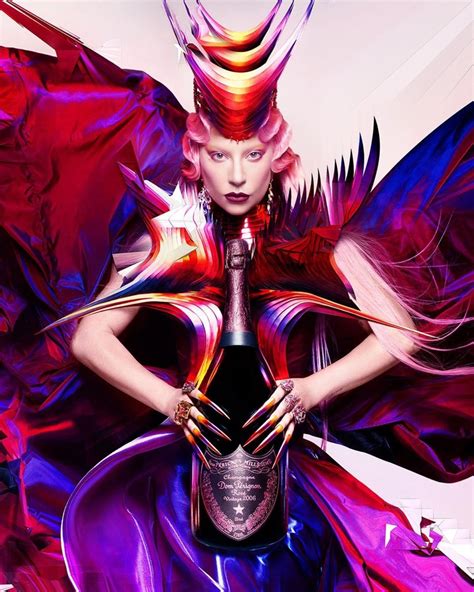 Lady Gaga X Dom P Rignon Campaign