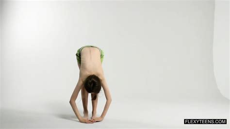 Abel Rugolmaskina Brunette Naked Gymnast