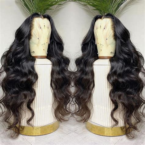 Body Wave Lace Front Human Hair Wigs For Women Brazilian Wet And Wavy 360 Lace Frontal