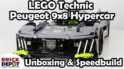 Lego Technic Peugeot 9x8 24h Le Mans Hybrid Hypercar 42156 Unboxing
