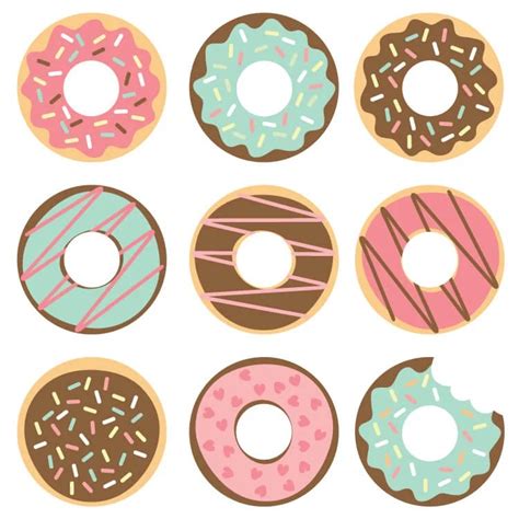 Donut Cut Files + Clip Art - Freebie Friday - Hey, Let's Make Stuff
