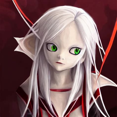 Albino Anime Elf Arthubai