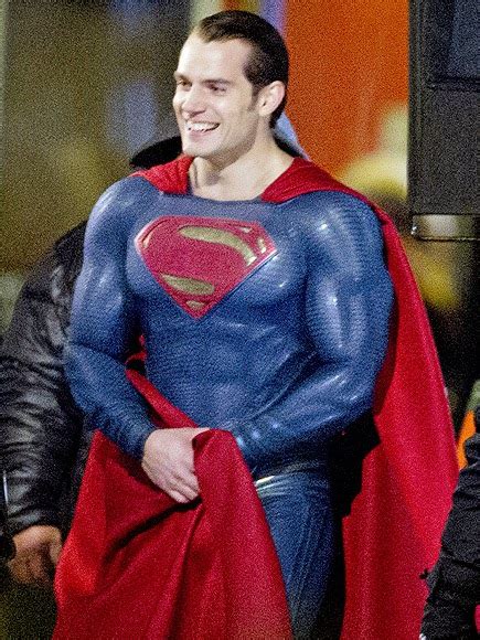Henry Cavill On The Set Of “batman V Superman Dawn Of